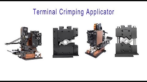 Advanced Terminal Crimping Applicator For FASTER Wire Connections