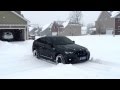 BMW X6 5.0i 4.4 Litre Twin Turbo in Snowy Driveway