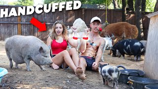 HANDCUFFED FOR 24 HOURS IN PIG PEN!!! *INTENSE*