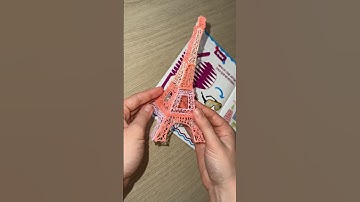 DIY | 3D PEN | Making the Eiffel Tower | 3D Eiffel Tower #diy #3d #3ddrawing