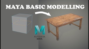 Maya Modeling Basics | Chair and Table Modeling | Maya Official