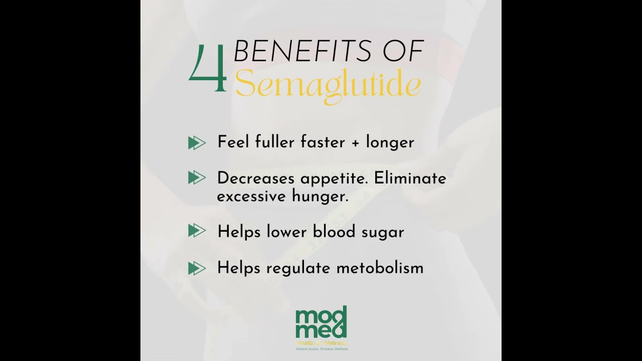 Semaglutide offers a myriad of benefits, from blood sugar control to weight management.