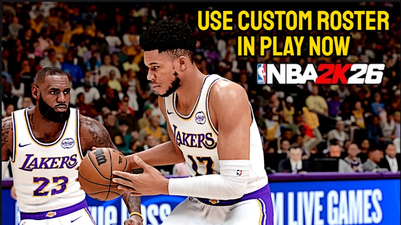 NBA 2K26 - How To Use a Custom Roster in Play Now (Quick Game) - YouTube