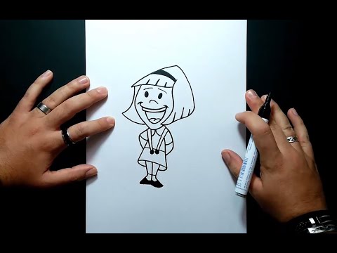 Como dibujar una niña paso a paso | How to draw a girl - YouTube