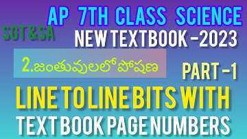 ap 7th class science new syllabus 2nd lesson bits part 1#aptet #apdsc2023