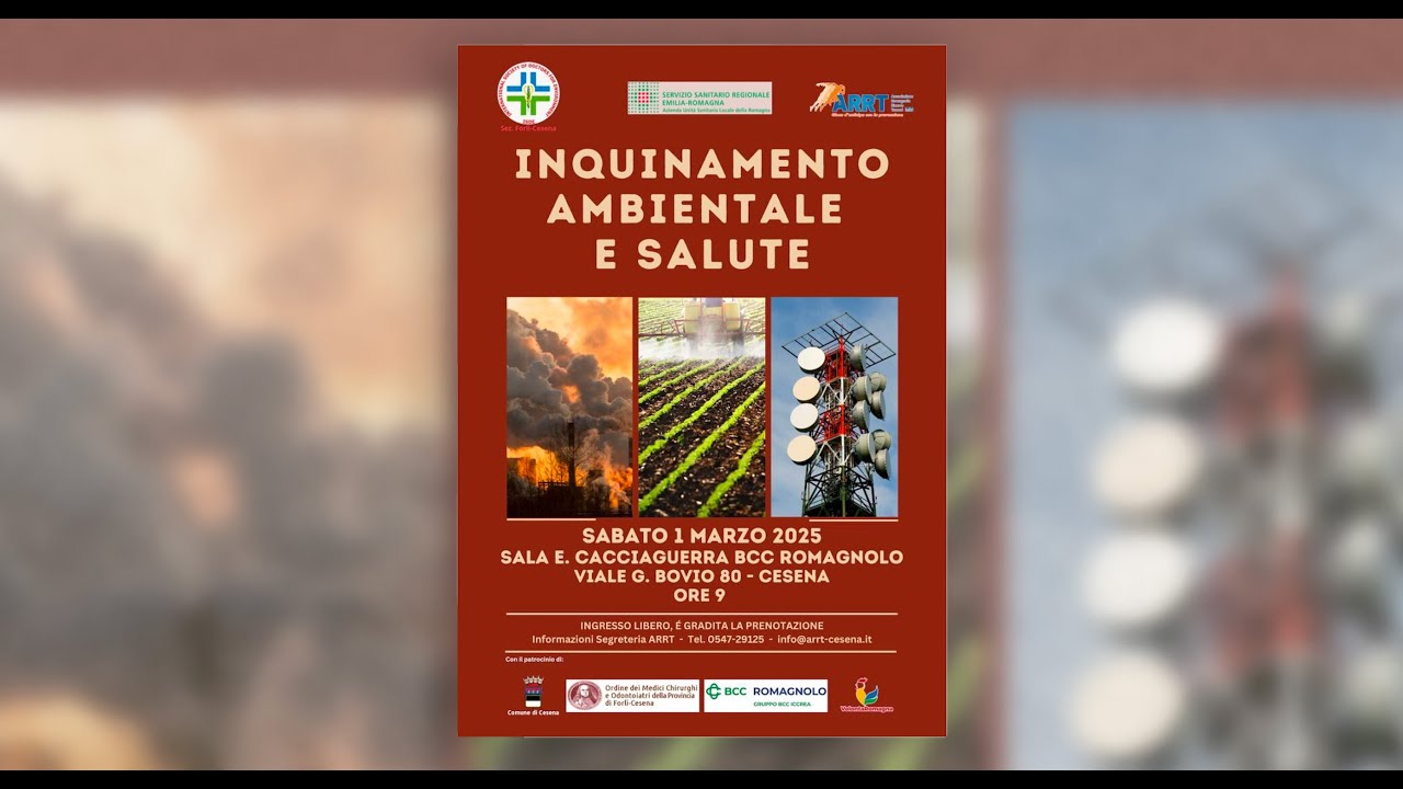 Convegno ISDE Forlì\Cesena: Inquinamento ambientale e salute