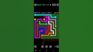 How To Solve Flow Free Premium 11x11 Mania Level 110 Hard Board Walk Through Solution Walkthrough