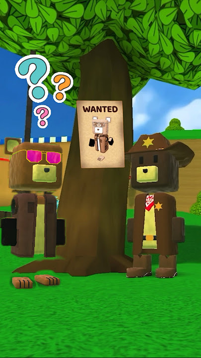 WANTED Night Bear VS Sheriff | Super Bear Adventure #superbearadventure #shorts