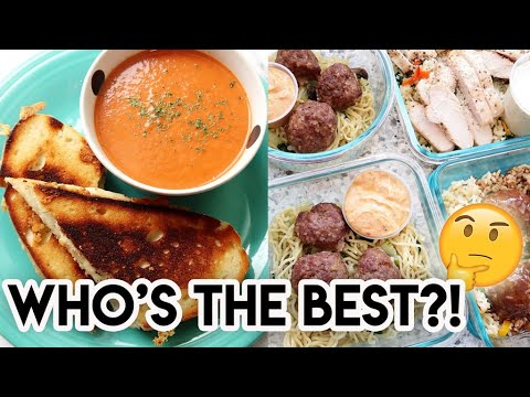 COOK WITH ME! MEAL KIT REVIEW 🥗 BLUE APRON vs EVERYPLATE vs SUN BASKET vs HOME CHEF 🍽 BEST MEAL KIT?