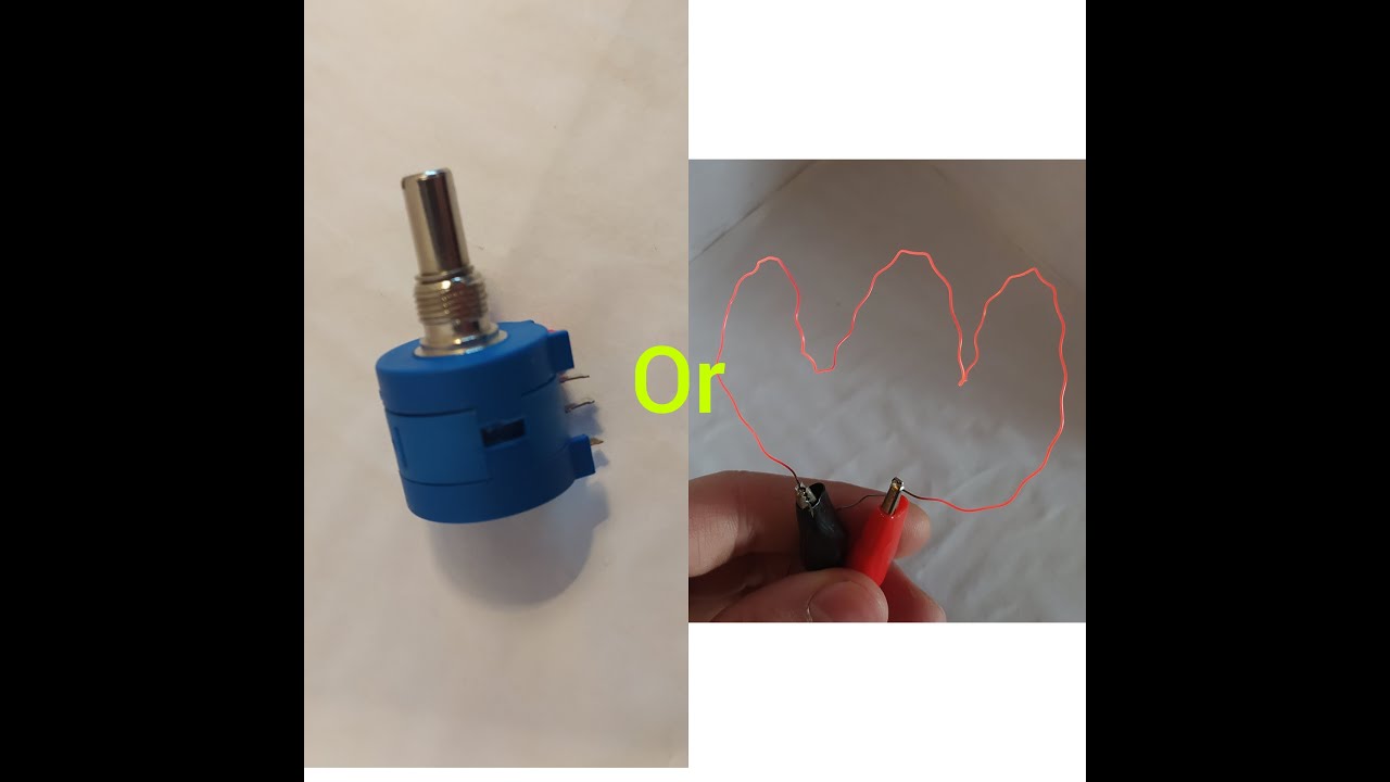 Как сделать мощный (высоковатный) переменный резистор. - YouTube