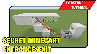 Secret Minecart Entrance/Exit Tutorial (Minecraft Xbox/Ps3 TU16)