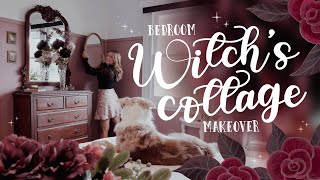 Romantic Academia Bedroom Makeover  Thrifting a Victorian Witch's Cottage  Under $500