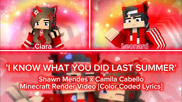 Shawn Mendes, Camila Cabello - ’I Know What You Did Last Summer’ [Color Coded Lyrics] ♪