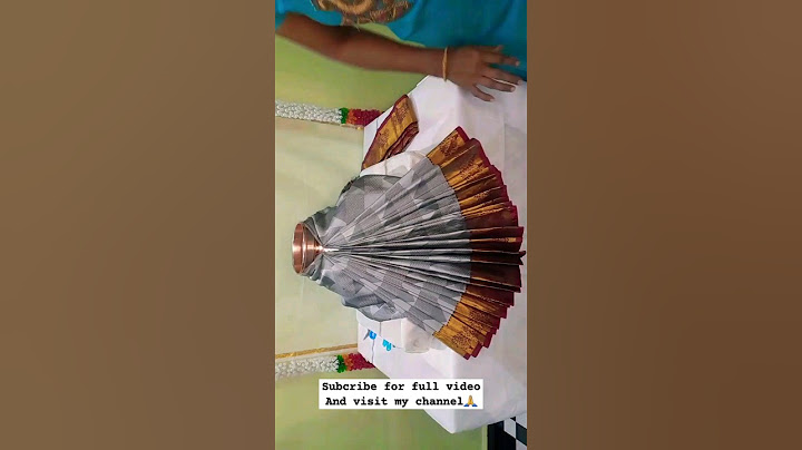 varamahalaxmi saree draping | easy and quick goddess decoration #varalakshmi #shorts #youtubeshorts