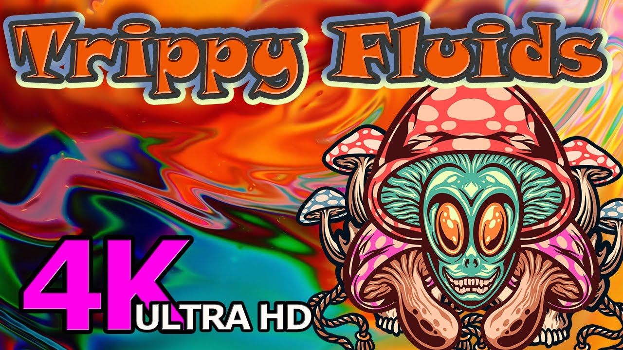 Abstract Liquid! 1 Hour 4K Relaxing Screensaver for Meditation and Stress Relief. Amazing Fluid!