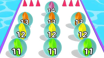 Marble Run ⚽ 3D Game Color Ball Race Gameplay Android IOS Level 3594