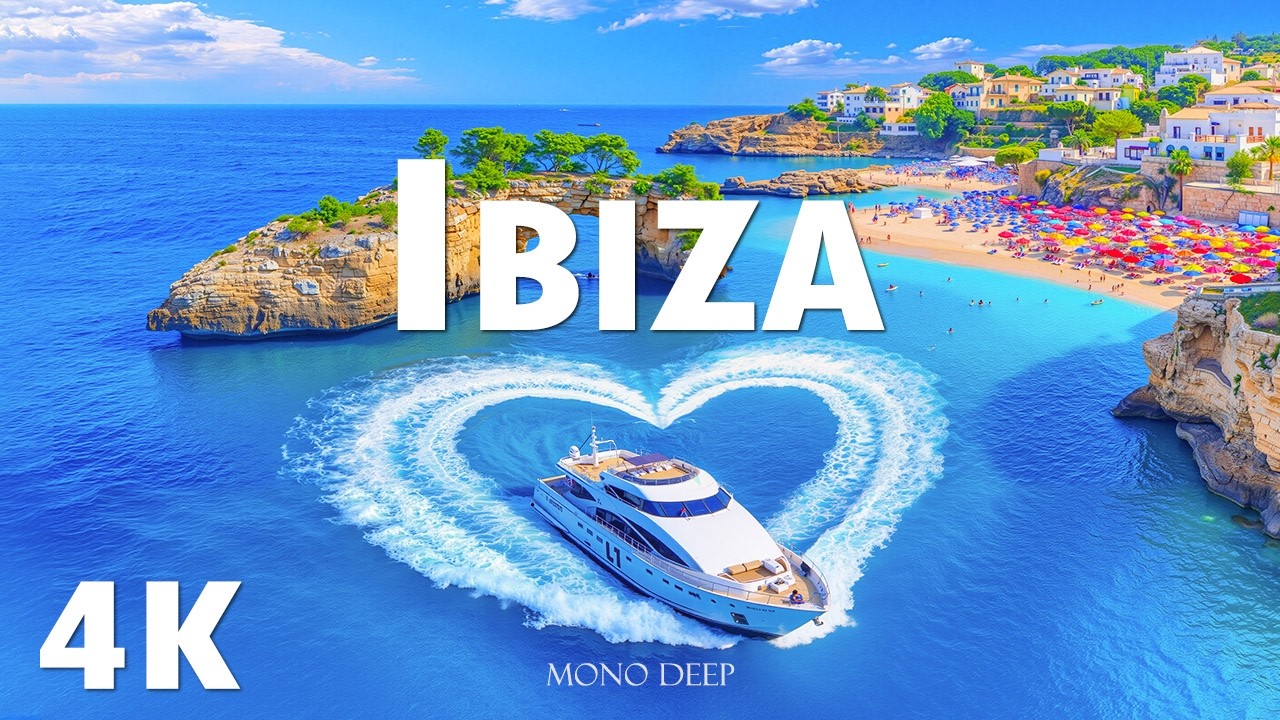 [4K] Ibiza 2026 🇪🇸 Majestic Sunsets & Crystal Clear Waters Aerial Views with Deep House Chill