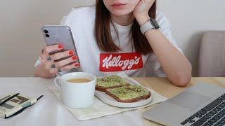 Dailylog#27 | Vegan wrap, vegan pancake, favori avokadolu ekmeğim, çalışma masası düzenleme