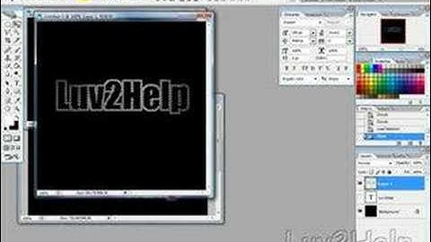 Neon Text Effect - Adobe Photoshop