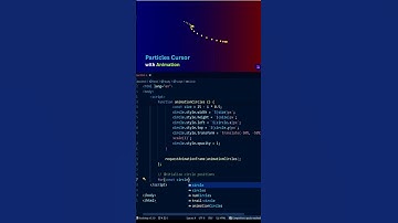 Particles Cursor Effect Using HTML, CSS & JAVASCRIPT  Tutorial 2025 #coding #cssanimation