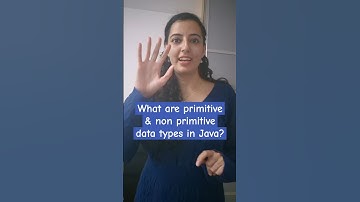 Q10: What are primitive & non primitive data types in Java? #java #javadevelopment #fundamentals