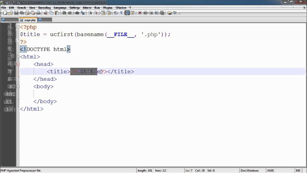 Php short tags. Php short tags