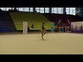 Britcari Sofia CSS nr1 Timisoara Junioare II Hoop Cupa Prietenia Ediția XXVIII la Gimnastică Ritmică