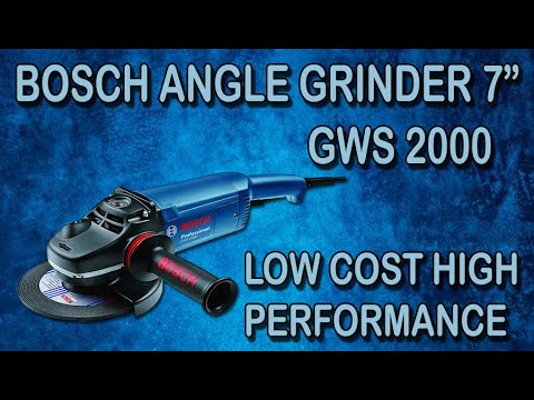 Bosch Angle Grinder GWS 2000 | Unboxing 