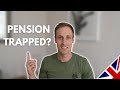 What is being Pension Trapped in the military?