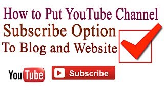 How to Put YouTube Channel Subscribe Option to Your Blog and Website in Nepali [नेपाली]