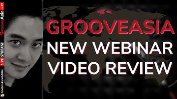 GrooveAsia Live Tutorial: How To Promote Free Webinar With Video Review In Promotion Tools
