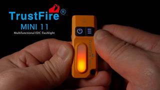 TrustFire MINI 11 - EDC flashlight - 750 lumens + RGB sidelight