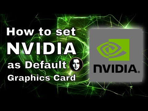 How to set NVIDIA as default graphics card for Windows 10 computers and laptops - 2022 Tutorial