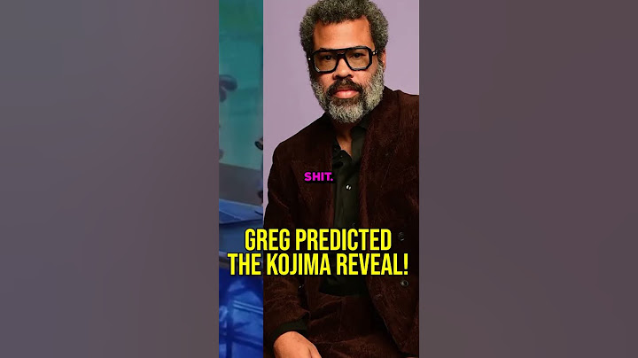 Greg Predicted The Game Awards! #kojima #jordanpeele