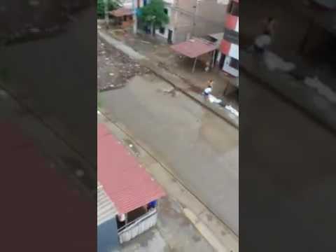 Desborde de rio en Trujillo