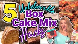 5 Brilliant BOX CAKE MIX RECIPES You MUST TRY! | MouthWatering CAKE MIX HACKS You DON'T WANNA MISS!