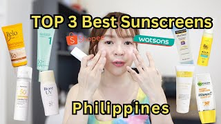 TOP 3 Best Sunscreens Affordable for Morena/Fair Skin Watsons Shopee No White Cast Maono DM20