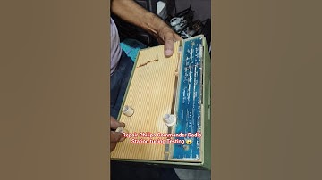 Repair Philips Commander Radio Station tuning Testing 😱 #philips #commander #radio #shorts #youtube