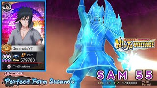 SAM 55 [Advanced] Sasuke (Final Showdown) EX Ultimate Lvl 15 | Naruto X Boruto Ninja Voltage