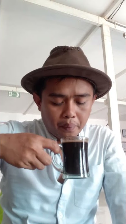 Belajar minum kopi