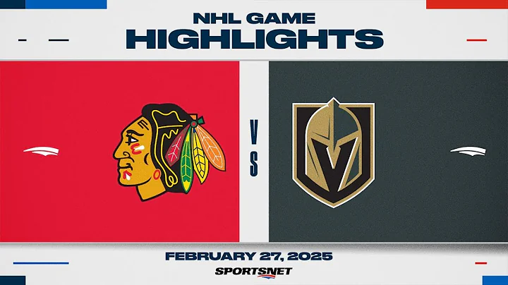 NHL Highlights | Blackhawks vs. Golden Knights - February 27, 2025