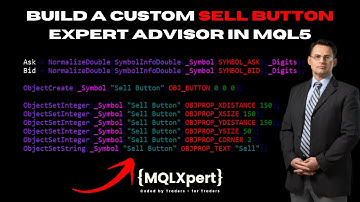 Build a Custom SELL Button EA in MQL5 – Full Tutorial