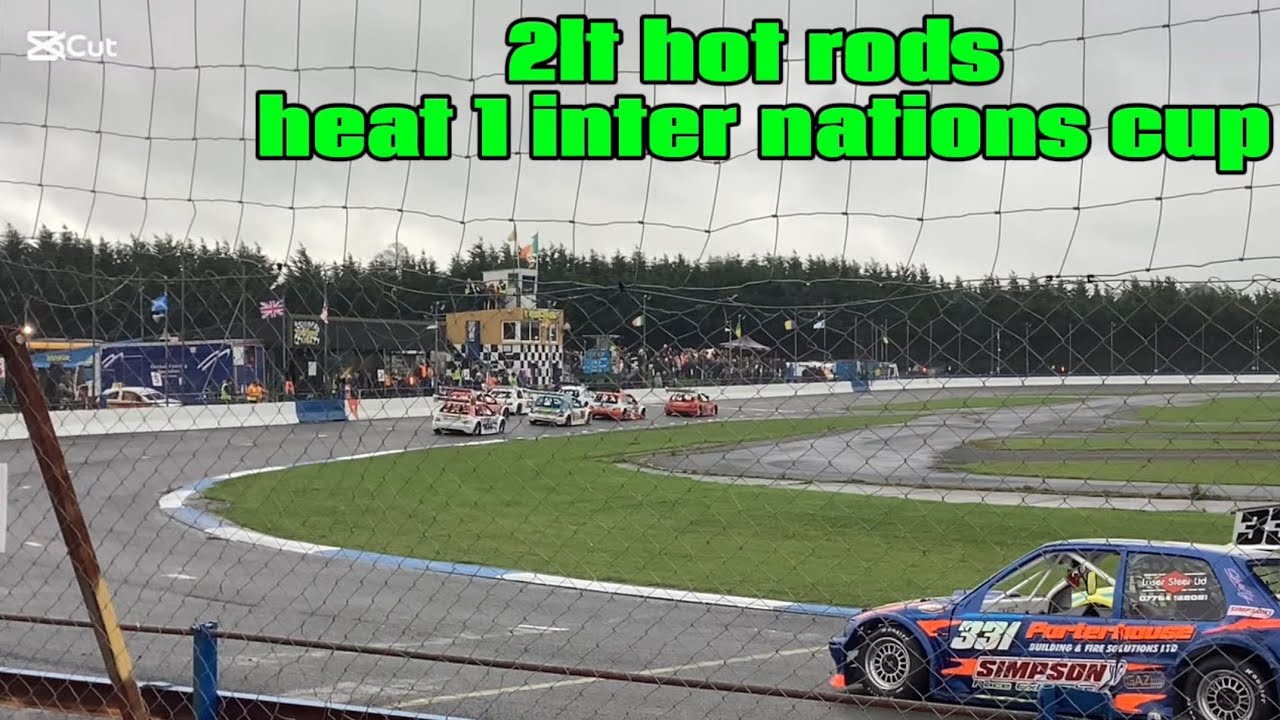 2lt hot rods heat 1 inter nations cup Tipperary raceway - YouTube