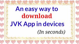 How to download JVK app in mobile, Tab? Easy way to download JVK app in devices in seconds screenshot 4