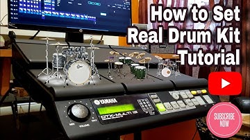 How to Set Real Drumkit | yamaha dtx multi 12 | Tutorial | Yamaha & Roland Octapad Training