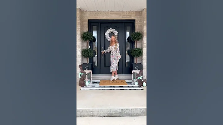 Easter Porch #springporch #easterdecor #easter #spring