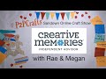 P2PCrafts with  Creative Memories and Rae & Megan; paper trimmer & scrapbooking theme layout packs