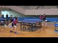 三島悠葵 vs 米田優空|第30回東アジアホープス日本代表選考会 女子シングルス 第1ステージ Iリーグ