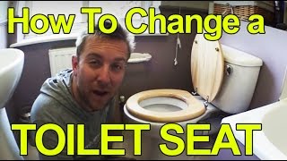 HOW TO CHANGE A TOILET SEAT - PLUMBING TIPS