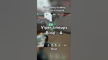 Tiktok  _re_con_ Viper lineups, Bind - A 🐍 #gaming #tenz #valorant #valorantviper #vipervalorant